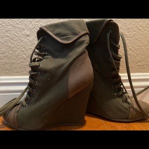 Combat Wedge Boot